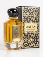 ZAFRA Eau de parfum 100 ml, sticlă maro / ambră — cu cutia