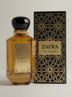 ZAFRA Eau de parfum 100 ml, sticlă maro / ambră — cu cutia