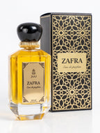 ZAFRA Eau de parfum 100 ml, sticlă transparentă — cu cutia