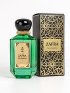 ZAFRA Eau de parfum 100 ml, sticlă verde — cu cutia
