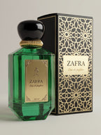 ZAFRA Eau de parfum 100 ml, sticlă verde — cu cutia